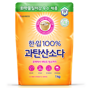 한입 100% 과탄산소다, 1개, 1kg