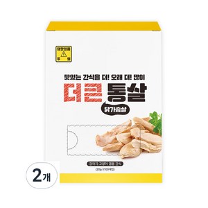 초심 반려동물 더큰 통살 간식 100개입, 닭가슴살, 2kg, 2개