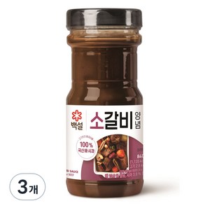 백설 소갈비 양념, 840g, 3개