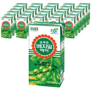 베지밀 담백한 에이, 190ml, 64개