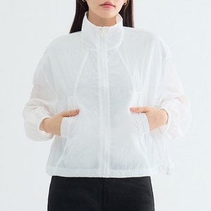 엘쏘 하이넥 숏 바람막이 점퍼