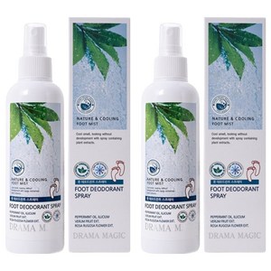 베로베 드라마 매직 풋 데오드란트 스프레이, 200ml, 2개