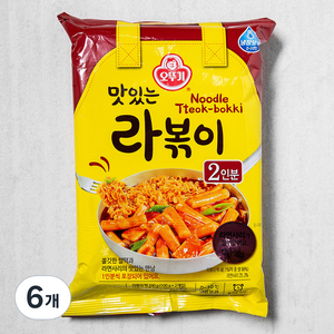 오뚜기 맛있는 라볶이, 434g, 6개