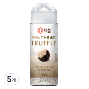 백설 찍어먹는 트러플솔트, 5개, 50g