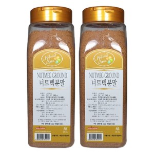 내츄럴스파이스 너트멕 분말, 500g, 2개