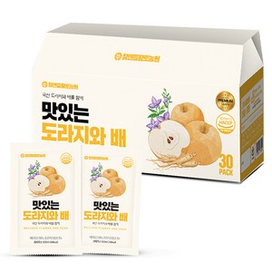 참앤들황토농원 맛있는 도라지와 배, 100ml, 30개