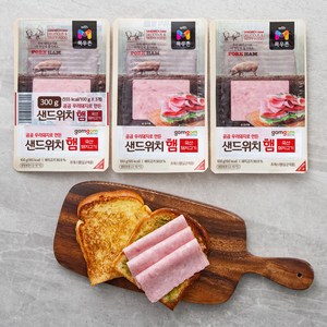 곰곰 샌드위치 햄, 100g, 3팩