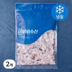 오징어 다이스 (냉동), 500g, 2개