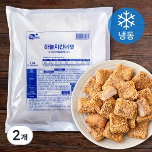 하늘푸드 하늘 치킨너겟 (냉동), 1kg, 2개