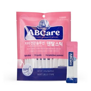 ABCare 반려동물 순살스틱, 덴탈, 240g, 1개