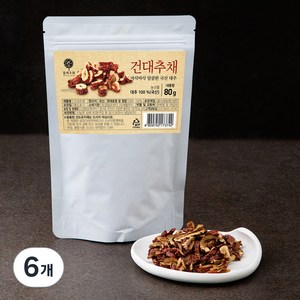 몸애조화 건대추채, 80g, 6개