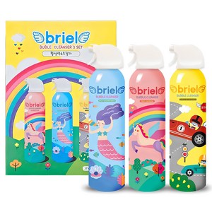 디보트브리엘 버블 클렌저 3종 세트 복숭아향 + 베리향 + 망고향, 1세트, 600ml