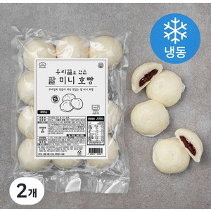 성수동베이커리 우리밀 팥 미니 호빵 (냉동), 600g, 2개