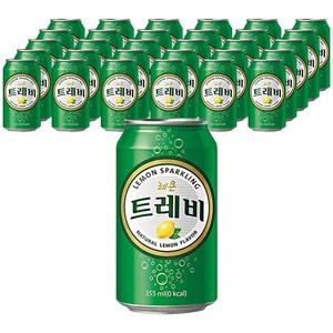 트레비 레몬 탄산수, 48개, 355ml