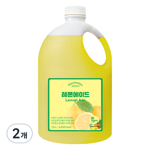 서울팩토리 레몬에이드, 1.5L, 2개