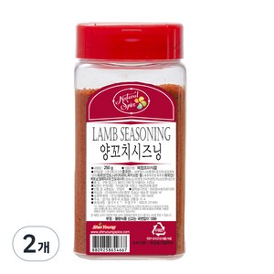 내츄럴스파이스 양꼬치시즈닝, 250g, 2개