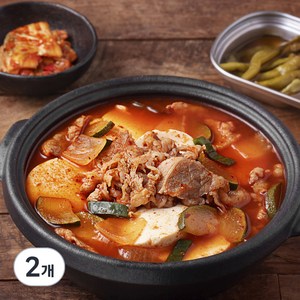 프레시지 북창동 소고기 순두부 찌개 밀키트 2인분, 620g, 2개