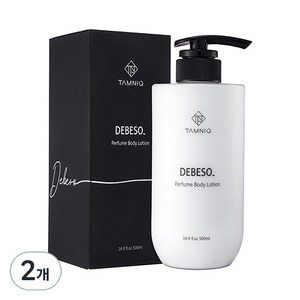 탐니크 퍼퓸 고보습 바디로션 디베쏘 머스크향, 500ml, 2개