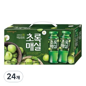 초록매실 음료선물세트, 180ml, 24개