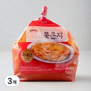 곰곰 묵은지, 900g, 3개