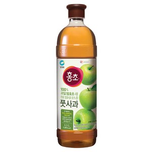 청정원 홍초 풋사과, 1.5L, 1개