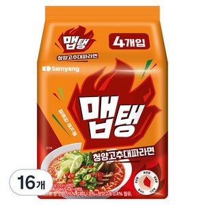 맵탱 청양고추대파라면 110g, 16개