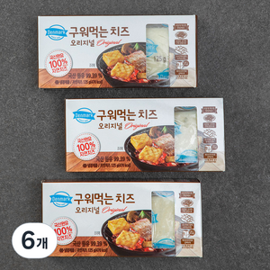 덴마크 구워먹는 치즈, 125g, 6개