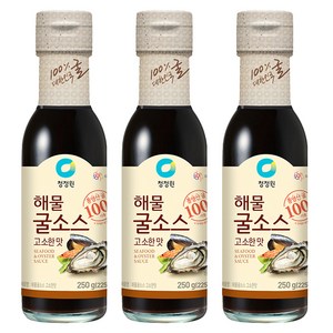 청정원 해물굴소스 고소한맛, 250g, 3개