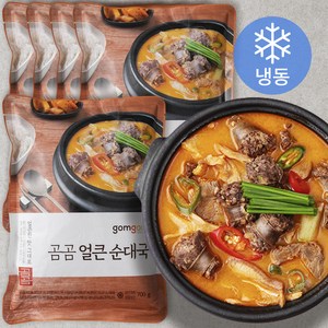 곰곰 얼큰 순대국 (냉동), 700g, 5개