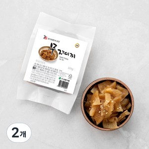 권기옥 명인 웃말 무 장아찌, 225g, 2개