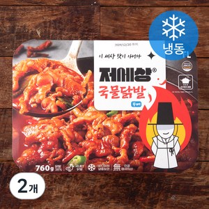 저세상 무뼈 국물 닭발 (냉동), 760g, 2개