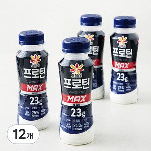 요플레 프로틴 맥스 플레인, 210ml, 12개