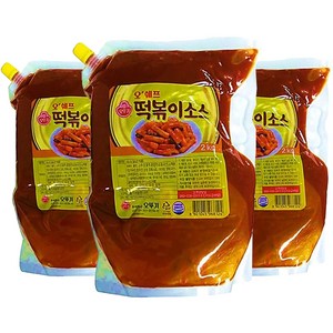 오뚜기 오쉐프 떡볶이소스, 2kg, 3개