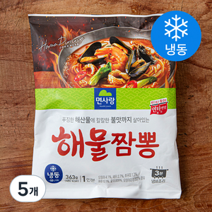 면사랑 해물짬뽕 1인분 (냉동), 363g, 5개