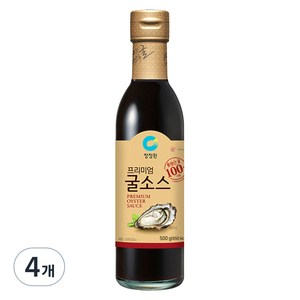 청정원 프리미엄 굴소스, 500g, 4개