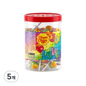 츄파춥스 농심 미니튜브 50p, 550g, 5개