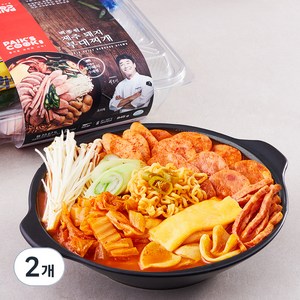 빽쿡 제주 돼지 부대찌개 밀키트 2인분, 796g, 2개