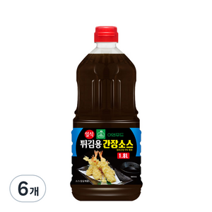 이엔 일식 튀김용 간장 소스, 1.8L, 6개