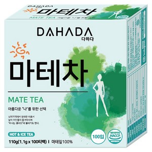 다하다 마테차 티백, 1.1g, 100개입, 1개