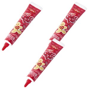 브레드가든 초코펜 레드벨벳 데코펜, 20g, 3개