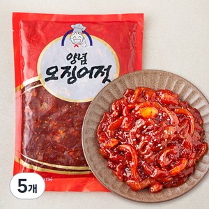 양념 오징어젓, 1kg, 5개