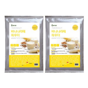 위드고 바나나라떼 분말형, 1kg, 1개입, 2개