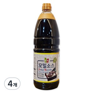 첫맛 모밀소스, 2.1kg, 4개