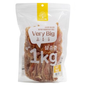 더내추럴 강아지 베리빅 육포, 1kg, 1개, 치킨가슴살