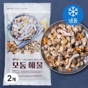 곰곰 모둠 해물 (냉동), 800g, 2개