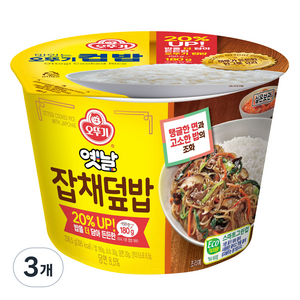 오뚜기 옛날 잡채덮밥, 236.5g, 3개