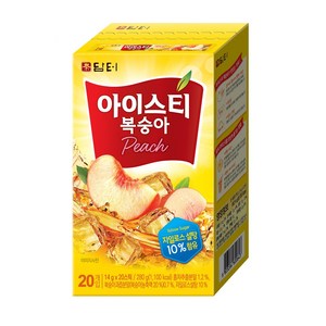 담터 아이스티 복숭아, 14g, 20개입, 1개