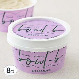 볼비 두유 그릭요거트, 100g, 8입