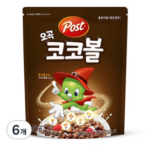 동서 포스트 오곡 코코볼, 570g, 6개