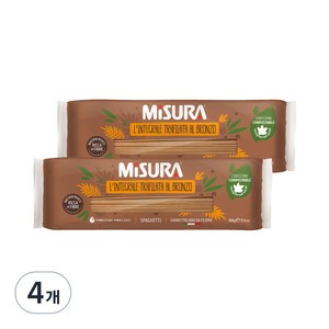 MISURA 통밀 스파게티, 500g, 4개